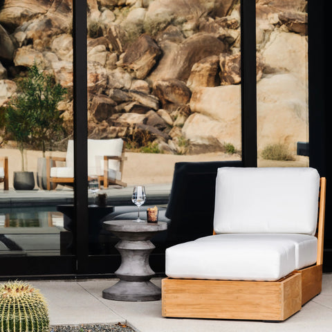 Kuba Teak A-Grade Outdoor Ottoman