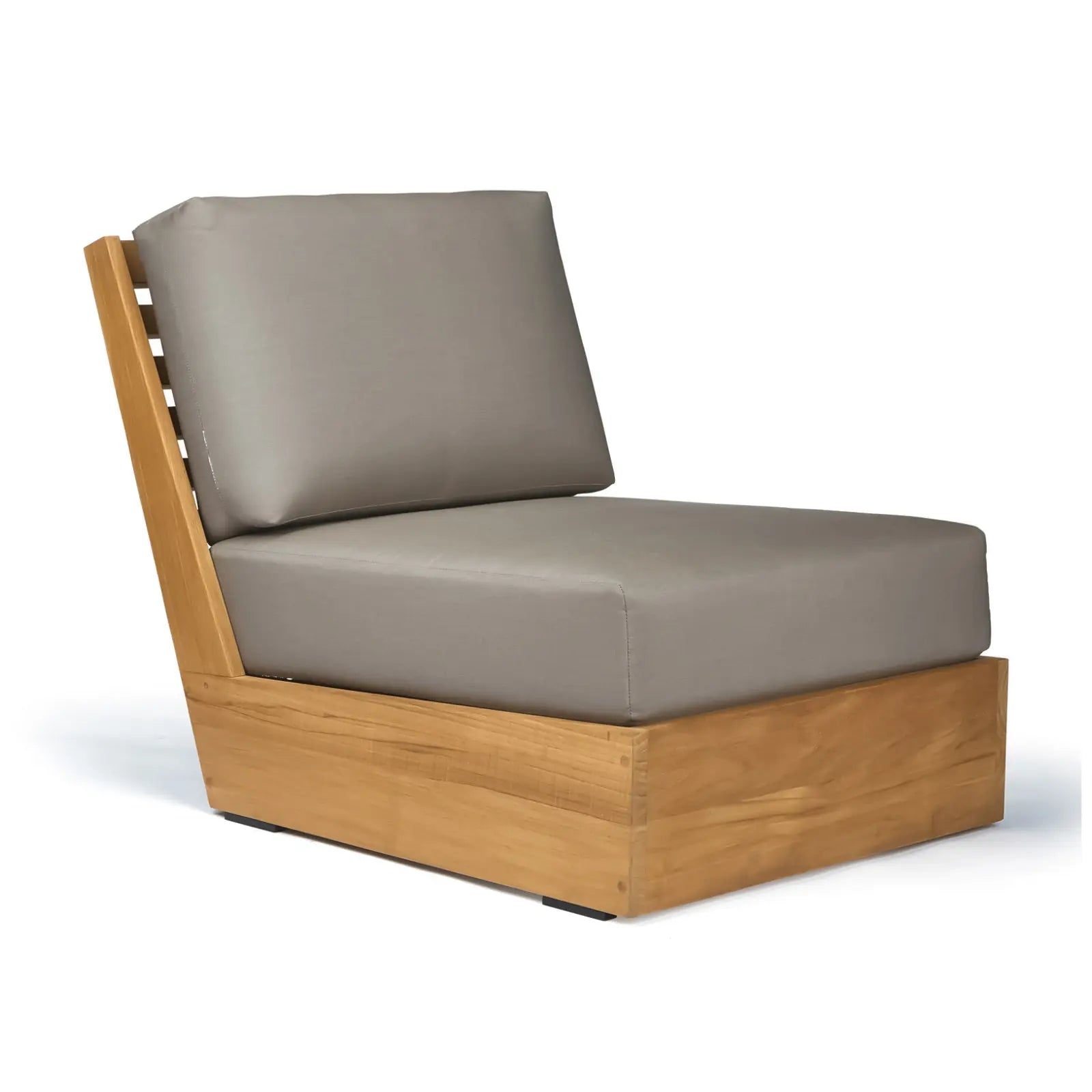 Kuba Teak A-Grade Armless Outdoor Club Chair