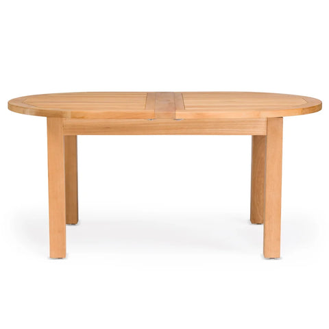 Capri Teak A-Grade Outdoor Oval Double Extension Table 86-101-117"