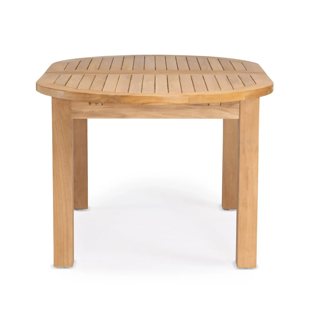 Capri Teak A-Grade Outdoor Oval Double Extension Table 86-101-117"