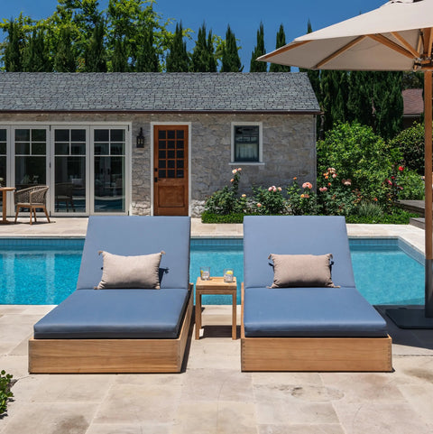 Kuba Teak A-Grade Outdoor Sun Lounger