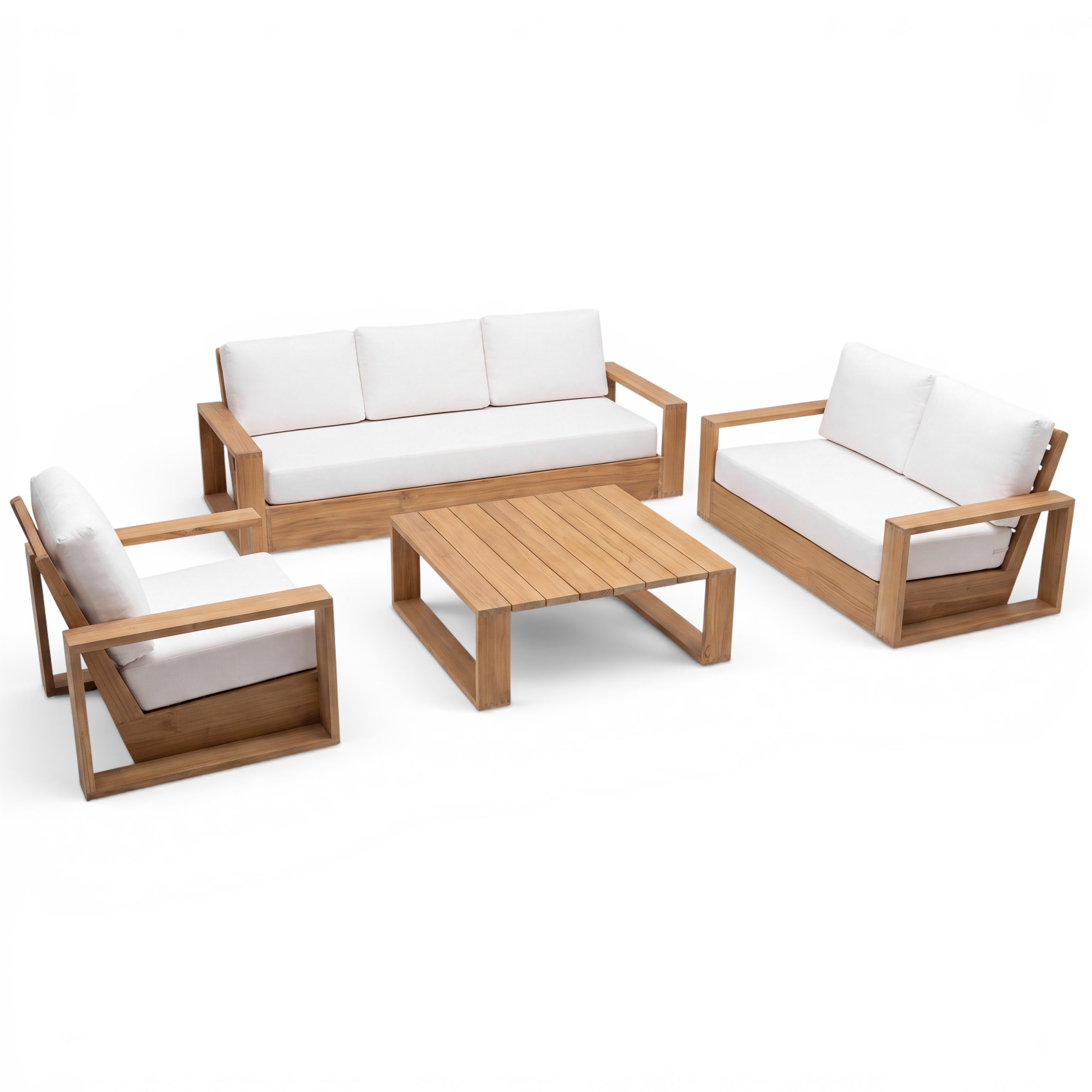 Kuba (Ready To Ship) Teak A-Grade Outdoor Sofa Set