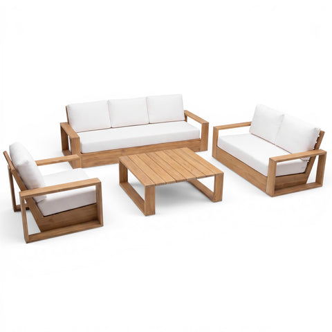 Kuba (Ready To Ship) Teak A-Grade Outdoor Sofa Set