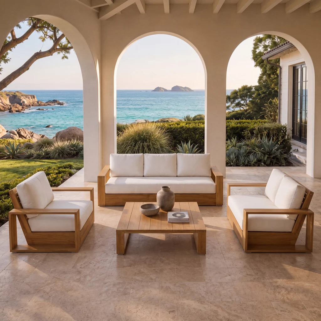 Kuba (Ready To Ship) Teak A-Grade Outdoor Sofa Set