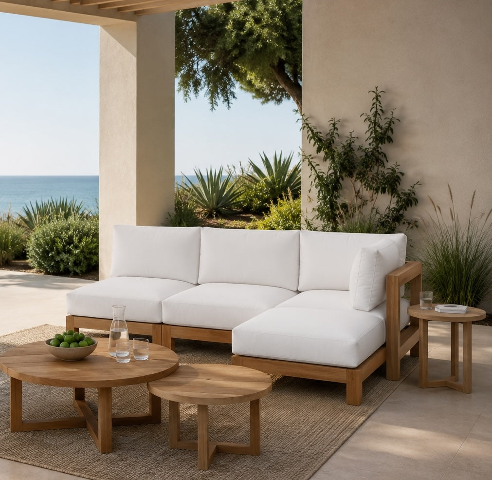 Ibiza (Ready to Ship) Teak A-Grade Outdoor Sectional Center
