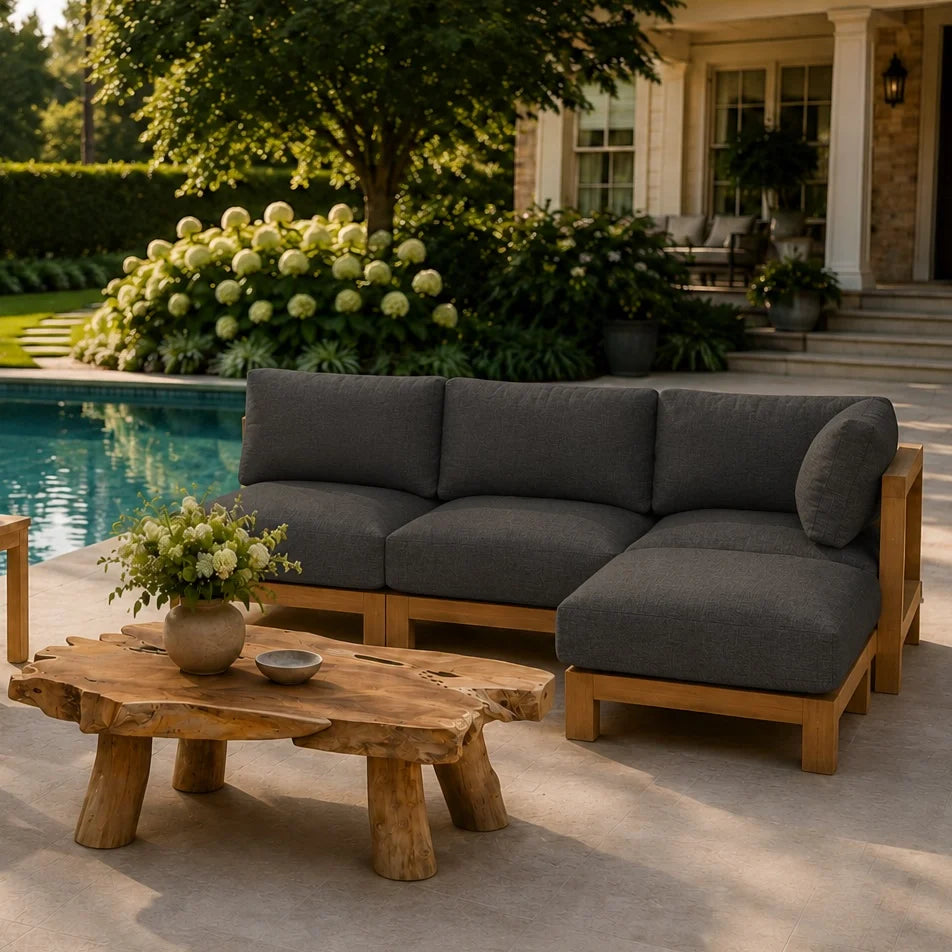Ibiza (Ready to Ship) Teak A-Grade Outdoor Sectional Corner