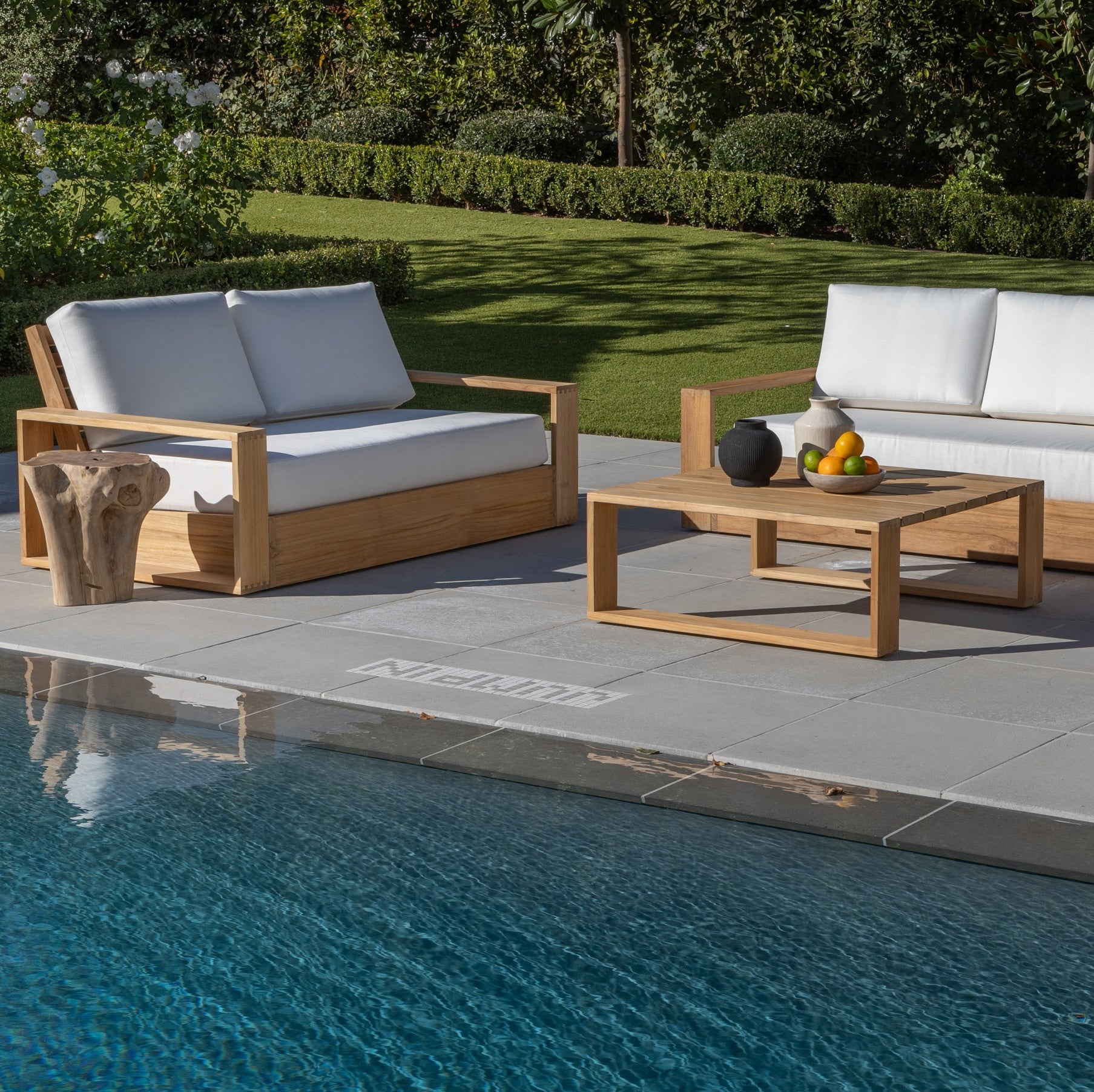Kuba (Ready to Ship) Teak A-Grade Outdoor Loveseat